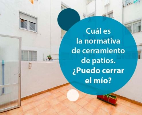 la normativa de cerramiento de patios