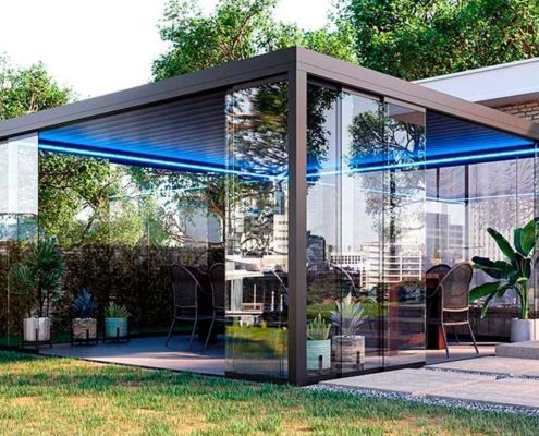 Cortinas de cristal para Terrazas