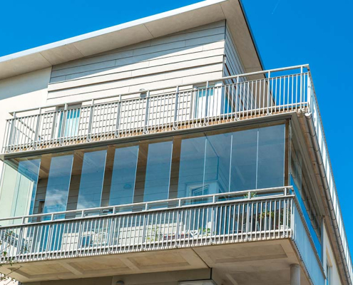 Balcones abatibles o plegables