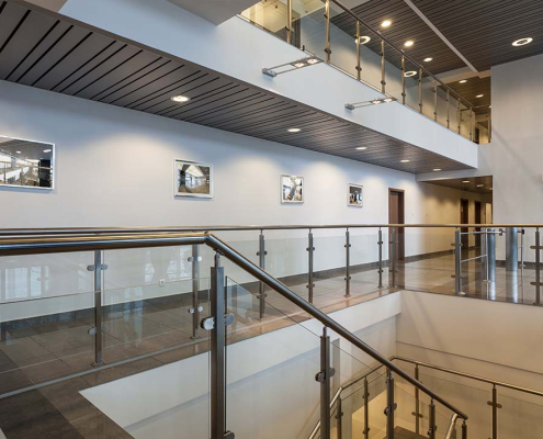 Barandillas de vidrio para interiores