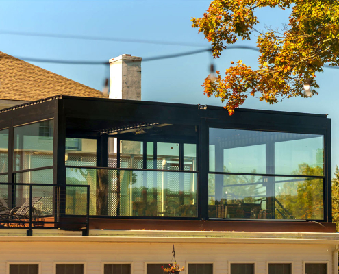 Vista de Guillotinas de Vidrio