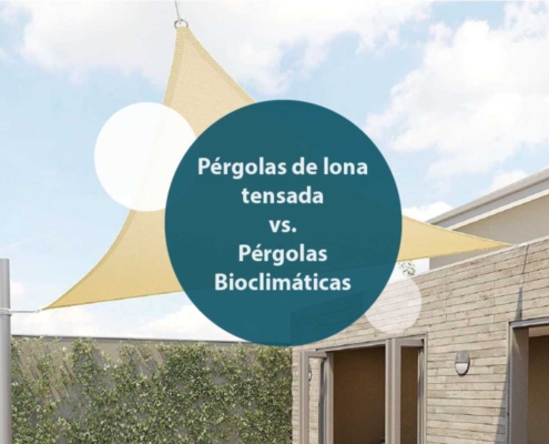 Pérgola de Lona Tensada o Bioclimática