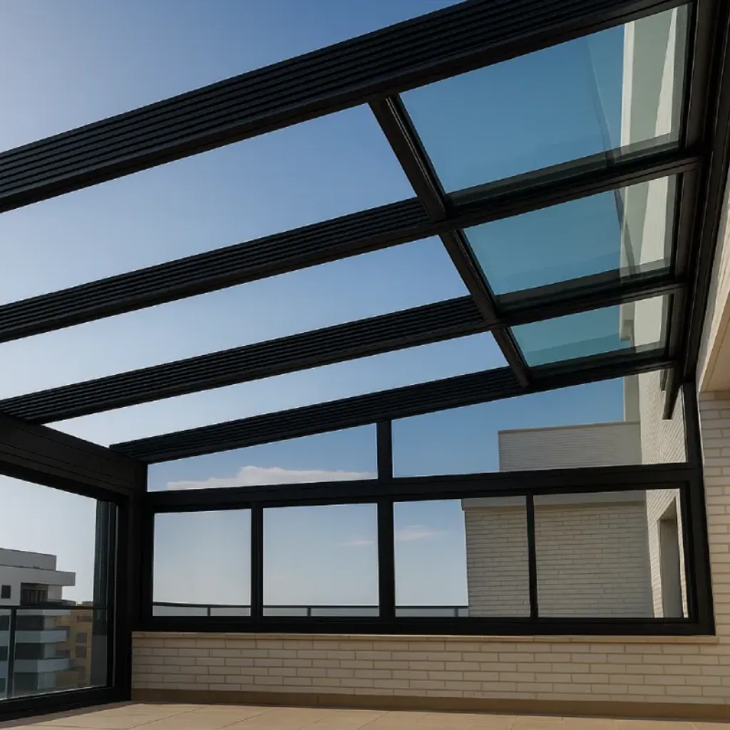 techo móvil terraza