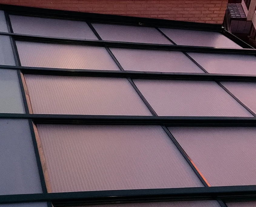 techo móvil policarbonato