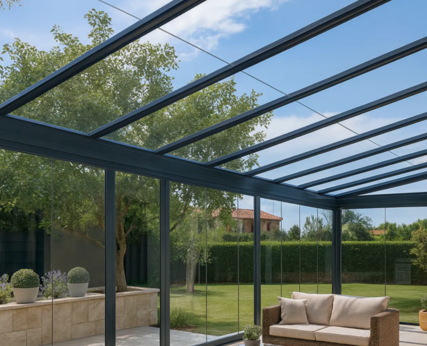 techos fijos de cristal