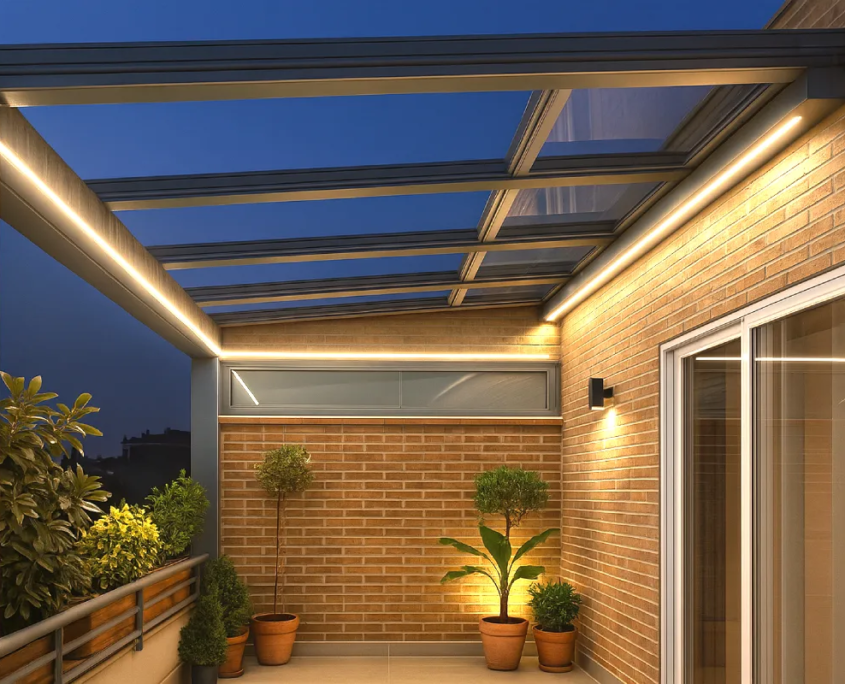 techo móvil terraza ático