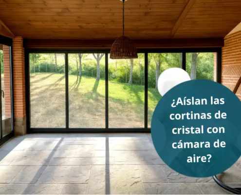 Aislan realmente las cortinas de cristal con cámara de aire