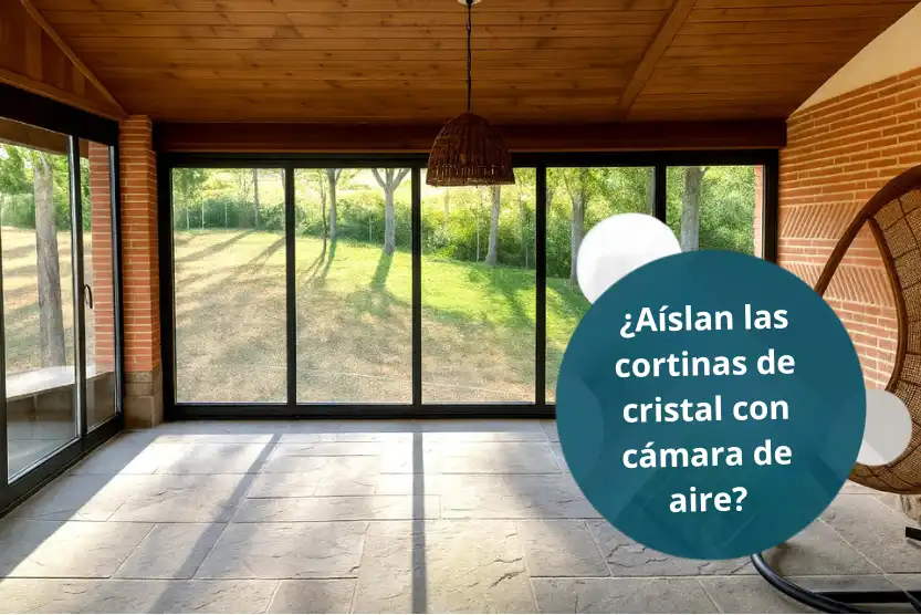 Aislan realmente las cortinas de cristal con cámara de aire