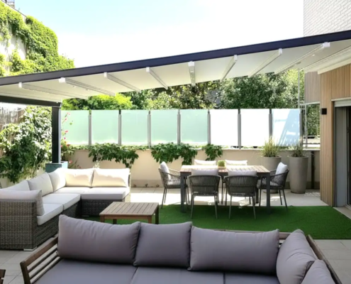 Fabricantes e instaladores pérgolas lona tensada en Comunidad de Madrid