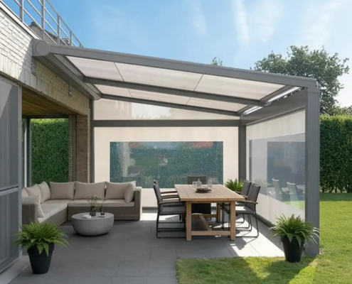 Instalar pérgolas de lona tensada en comunidad de Madrid