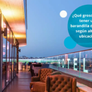 Qué grosor debe tener una barabdilla de cristal