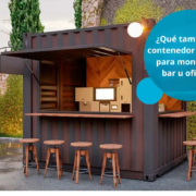 Qué tamaño de contenedor necesito para montar un bar u oficina