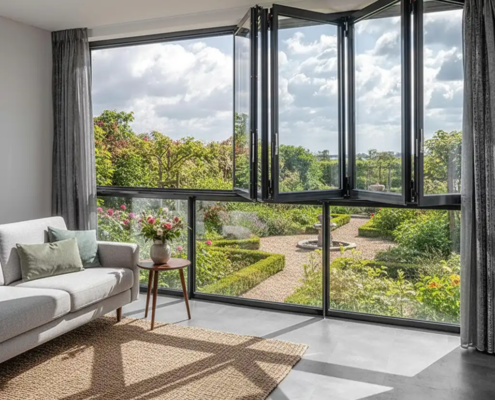 ventanas aluminio plegable