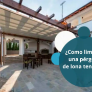 Como limpiar una pérgola de lona tensada