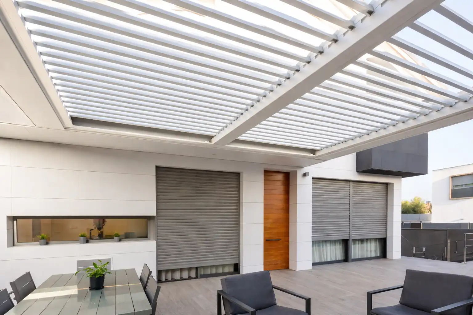 pergola bioclimática manual