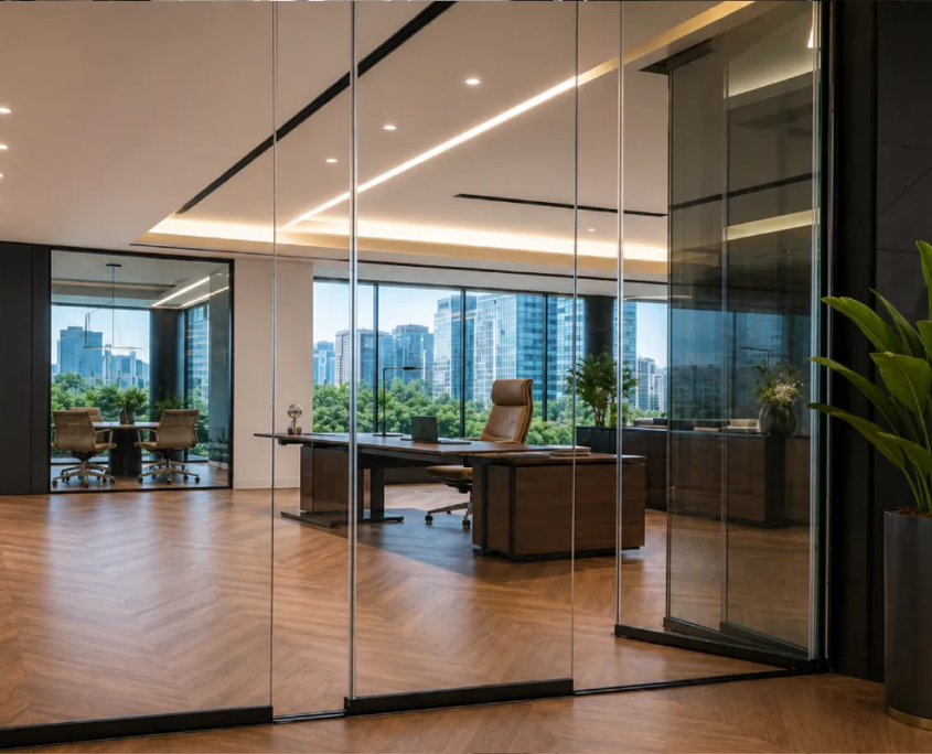 Cortinas cristal para interiores