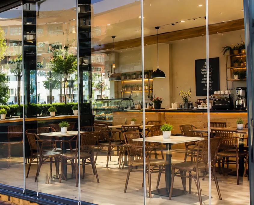 Cortinas de cristal para negocios y locales comerciales Cortinas de cristal para negocios y locales comerciales