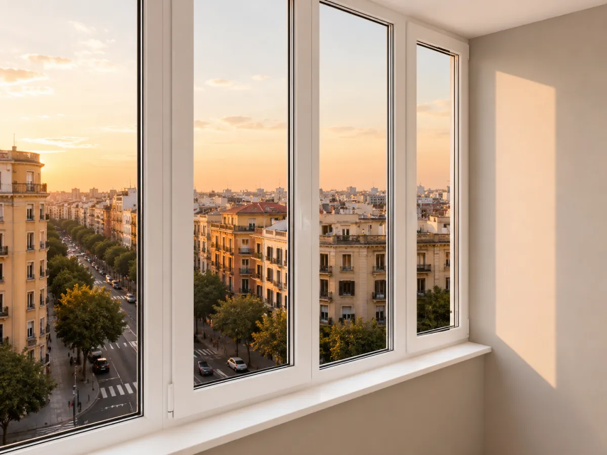 Ventanas de PVC blancas Ventanas de PVC blancas