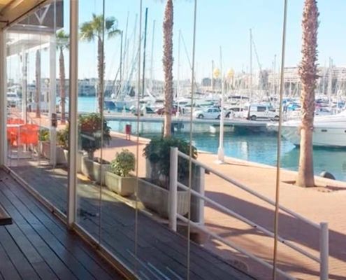 cerramiento de cristal para restaurantes