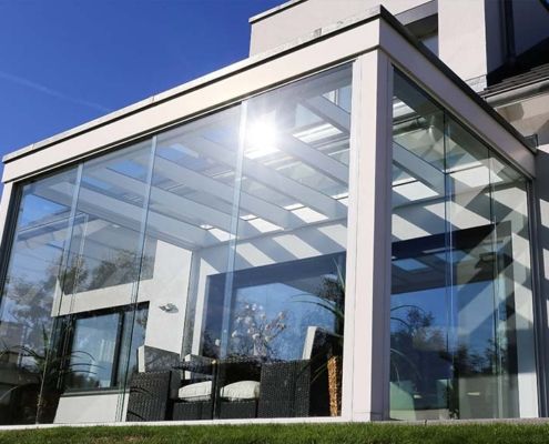 cortinas de cristal para terraza